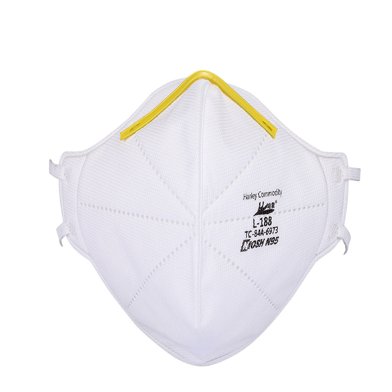 Harley&#039;s N95 Mask L-188 folding is an AUTHORIZED NIOSH manufacturer in the USA