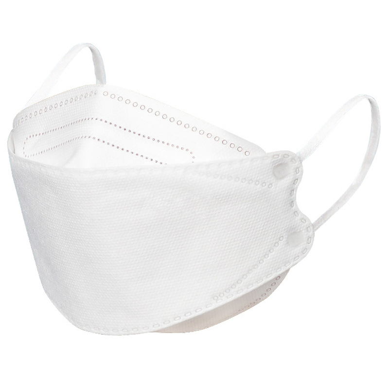 Korean Style Kf94 Mask Mask 3D Three-Dimensional Protective Adult Four-Layer Willow Leaf N95 White Disposable Fish-Shaped Mask