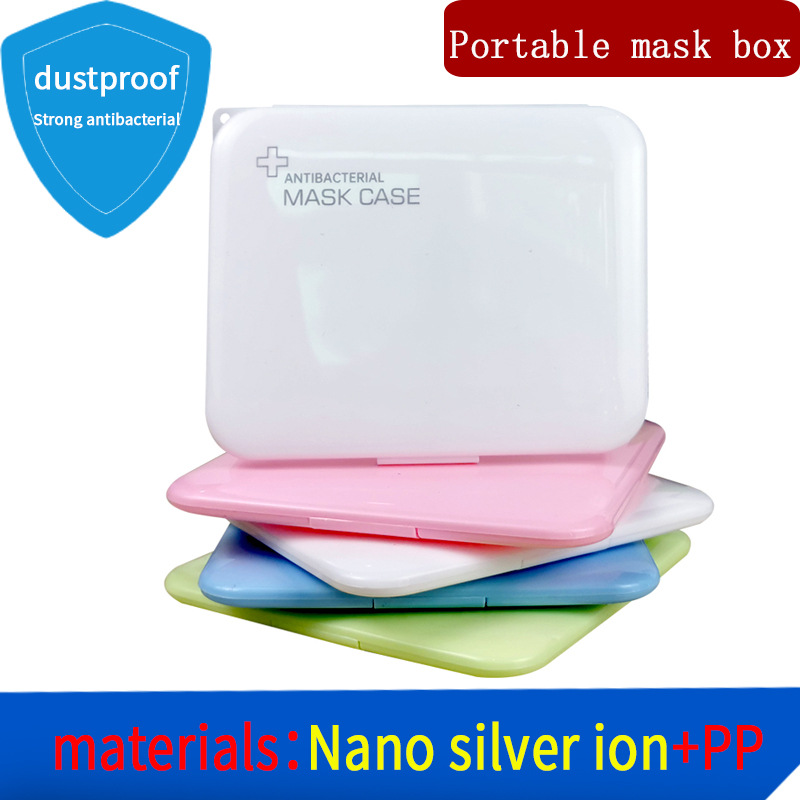N95 Mask Container Plastic Portable Box Face Mask Box