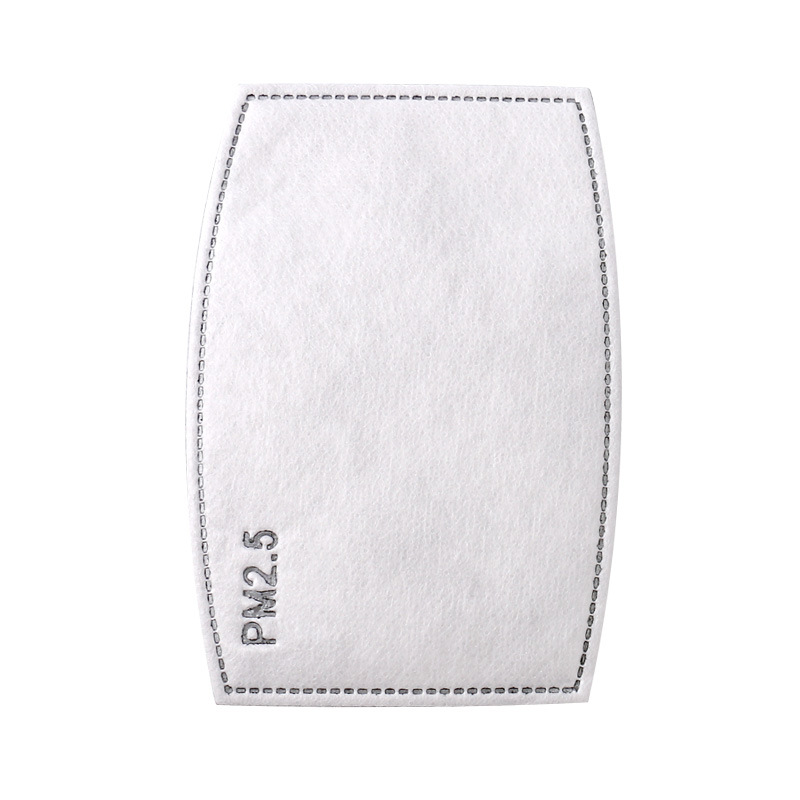 PM2.5 filter 2 layers melting spray Kn95 activated Carbon 5 layers Mask Filter core