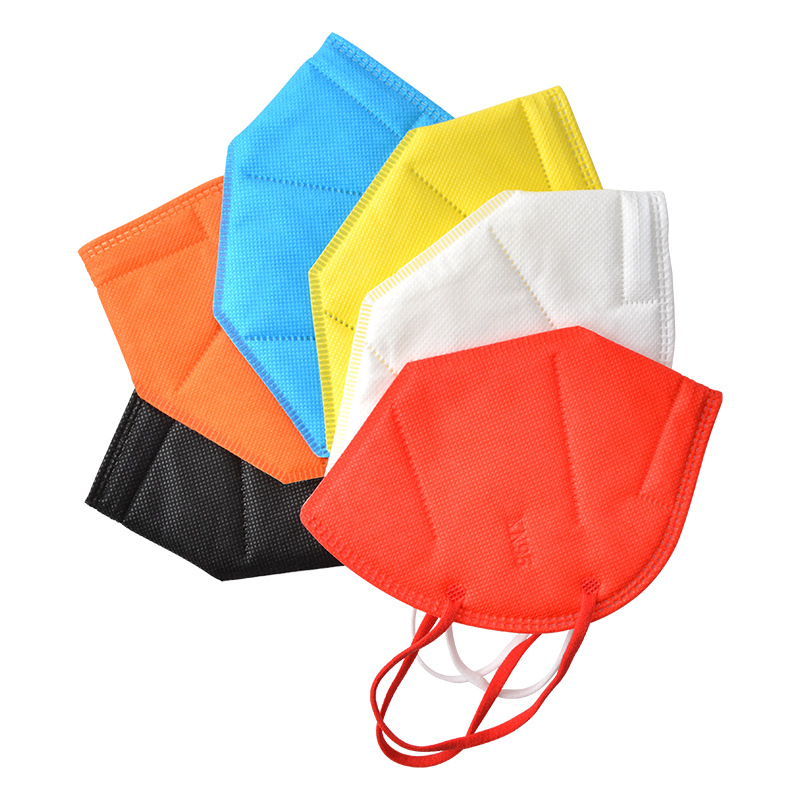 Manufacturer Wholesale KN95 five-layer dust mask built-in bridge 99 melt spray cloth color match