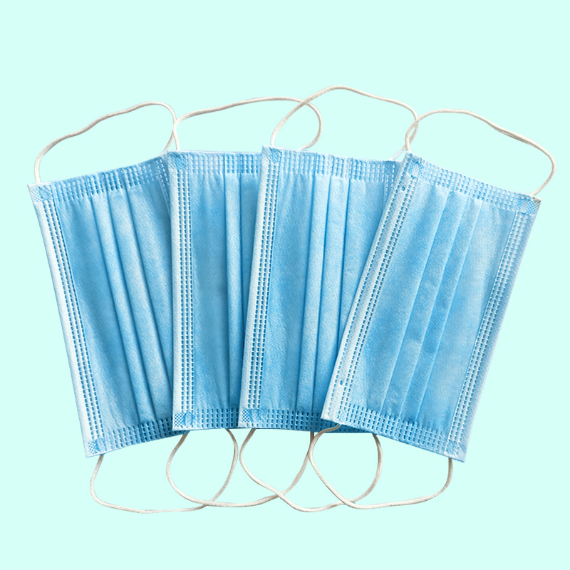 Surgical Mask Ear-Hanging Non-Woven Fabric Meltblown Fabric Disposable Protective Mask 10 Pieces