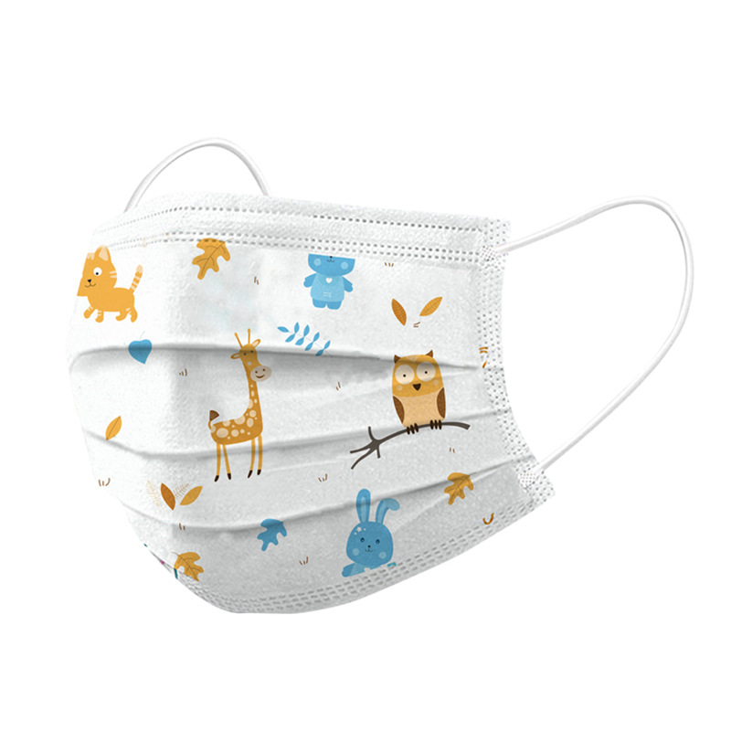 Surgical Mask Factory in Stock Children&#039;s Independent Packaging Disposable Student Travel School Protection 50 PCs