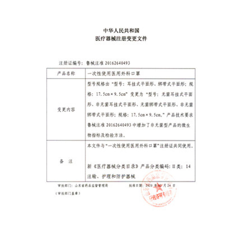 Haishihainuo Medical Surgical Mask Disposable Medical Use Three-Layer Formal Authentic Individual Packaging