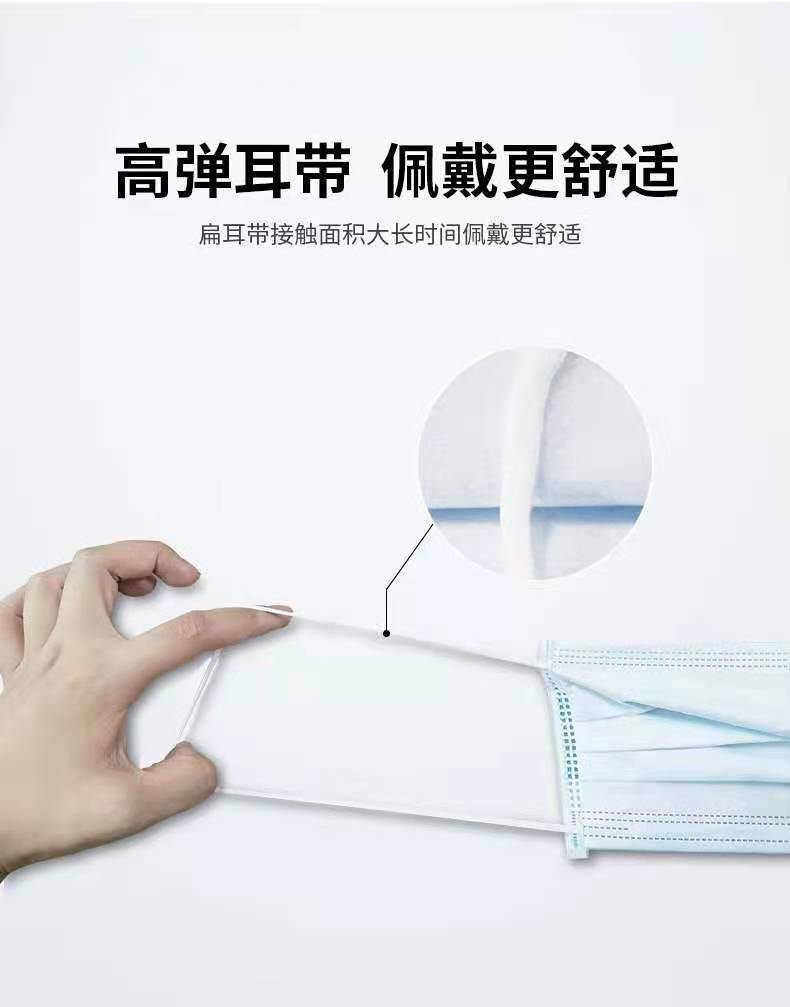 Anshifu Disposable Medical Surgical Mask Independent Packaging Three-Layer Medical Protection Surgical Mask
