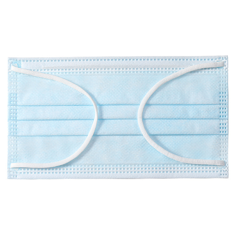Medical Surgical Mask Disposable Three-Layer Anti Pathogenic Bacteria Medical Independent Packaging Sterilization in Stock Wholesale Factory Direct Sales
