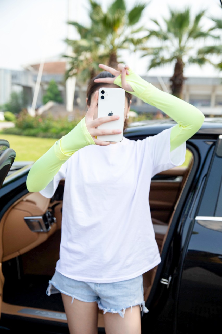 Female ins ice sleeved Hand sleeve protective gloves to Web celebrity Xylitol ice UV hyun sleeve