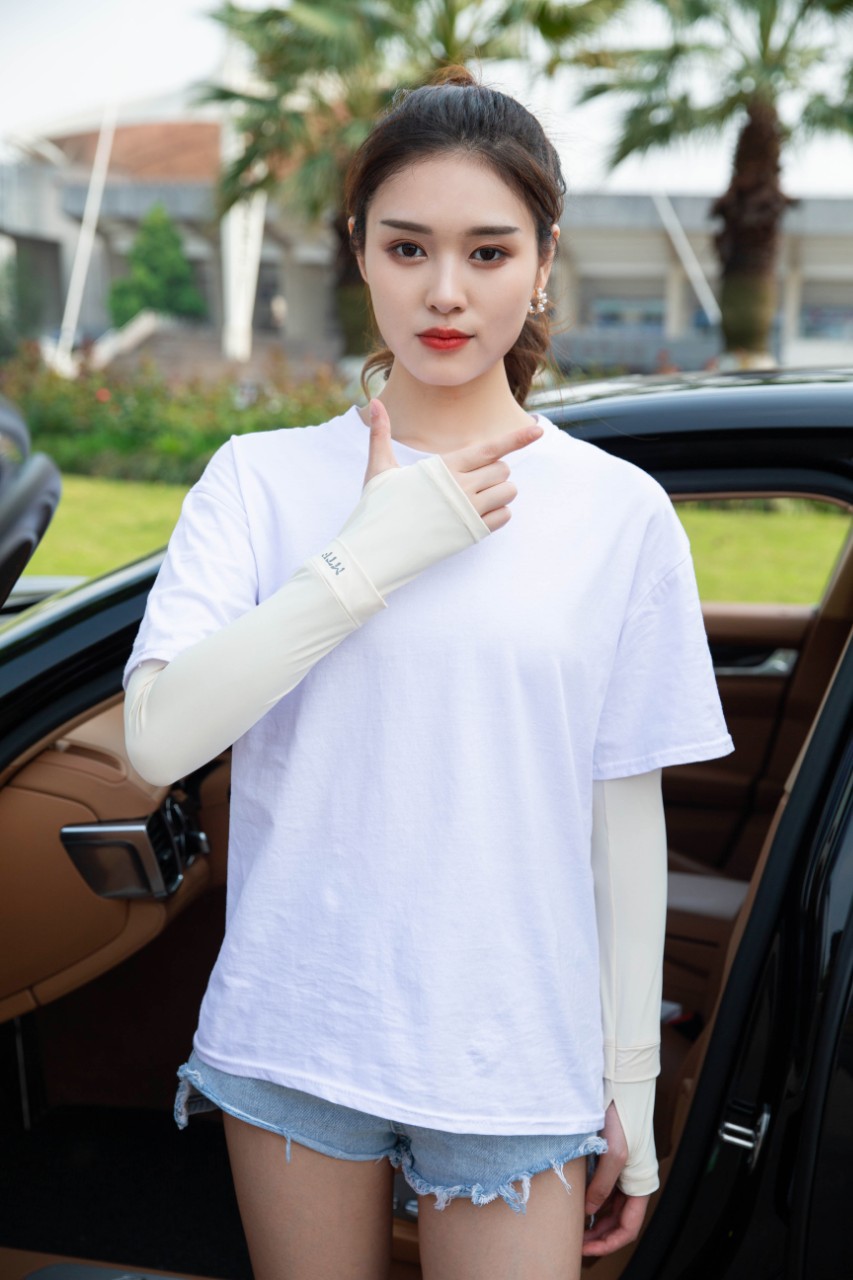 Female ins ice sleeved Hand sleeve protective gloves to Web celebrity Xylitol ice UV hyun sleeve