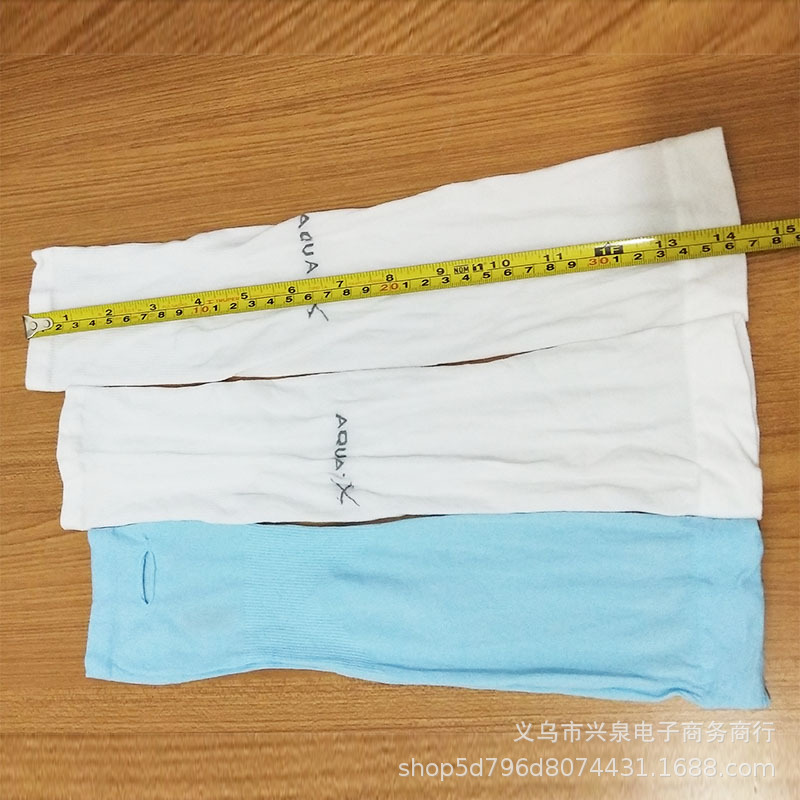 Summer UV Protection Icy Oversleeves Sun Protection Driving Gloves Men&#039;s and Women&#039;s Long Ice Silk Riding Arm Sleeve Stall Supply