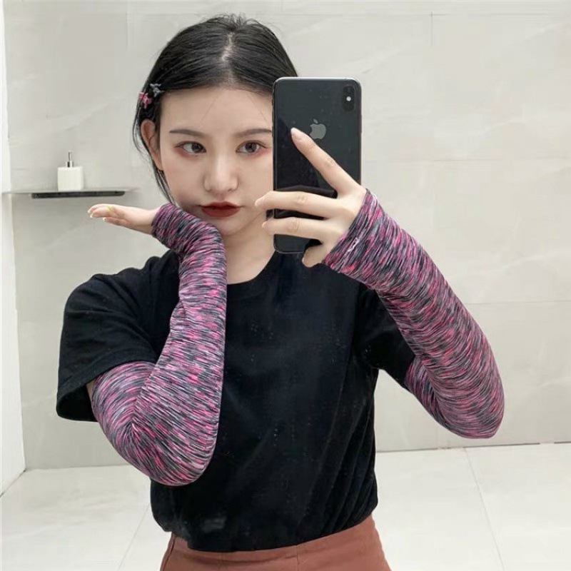 Summer Cool Riding Sleevelet Sun Protection Women&#039;s Arm Guard Arm Sleeves Men&#039;s Sleeves Driving UV Protection Ice Silk Gloves