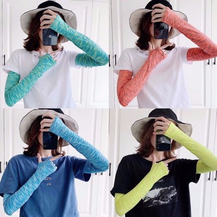 Summer Cool Riding Sleevelet Sun Protection Women&#039;s Arm Guard Arm Sleeves Men&#039;s Sleeves Driving UV Protection Ice Silk Gloves