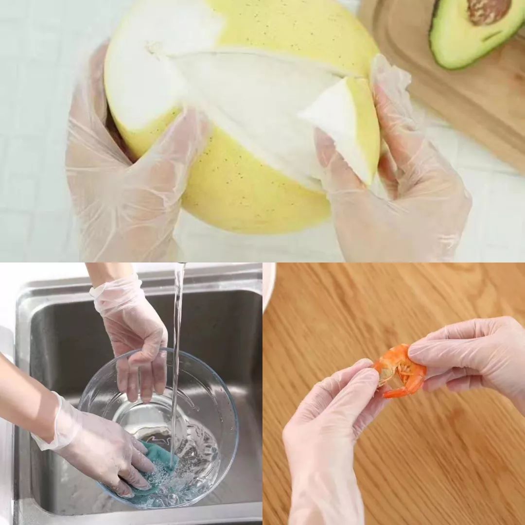 Disposable powder free PVC gloves food grade