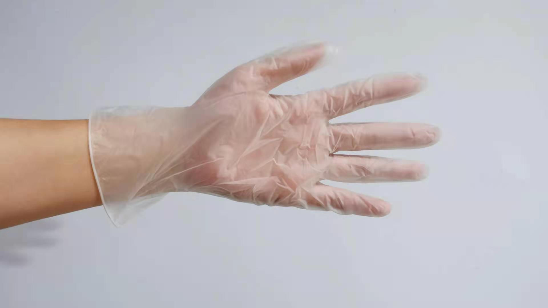 Disposable powder free PVC gloves food grade