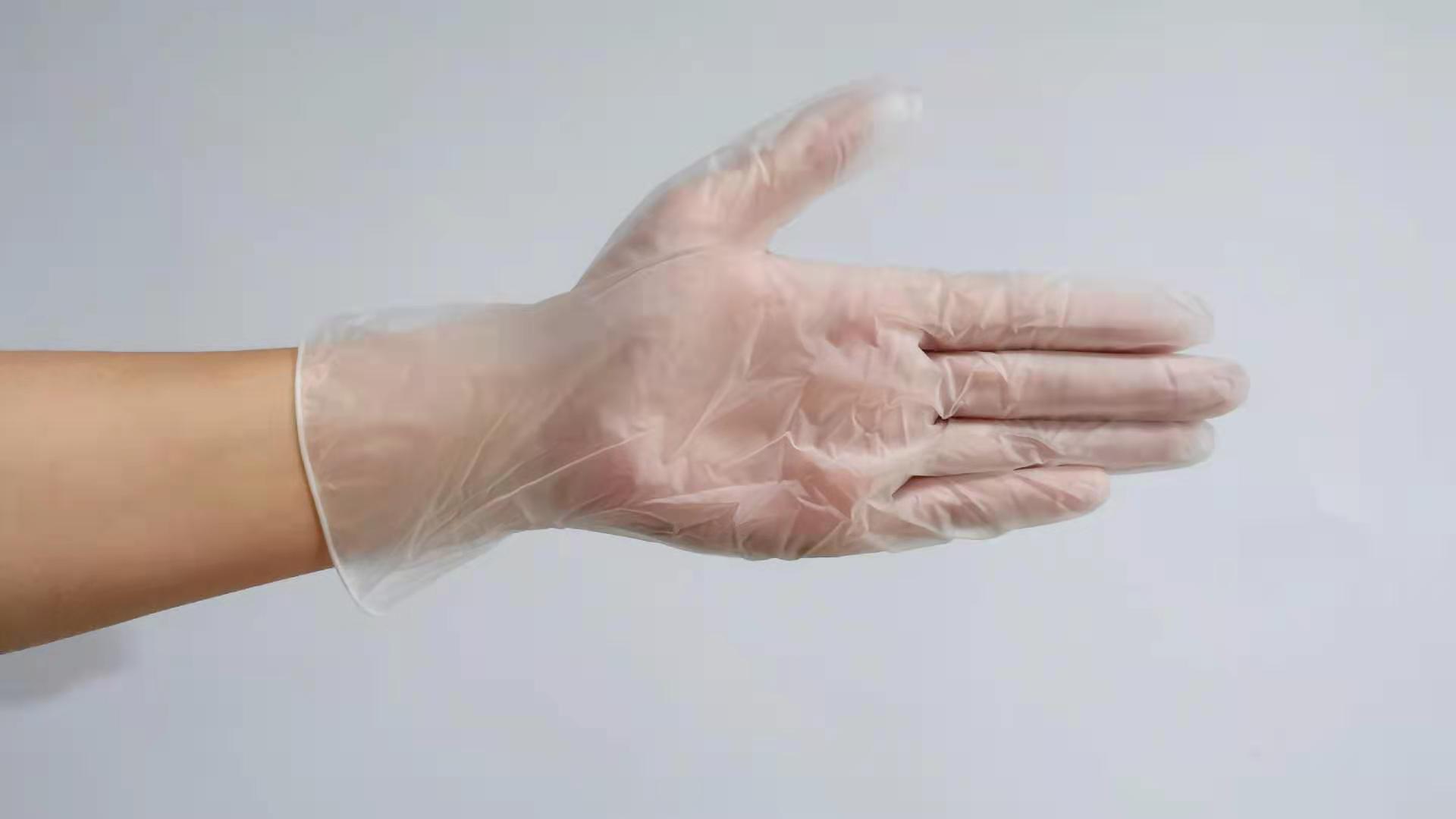 Disposable powder free PVC gloves food grade