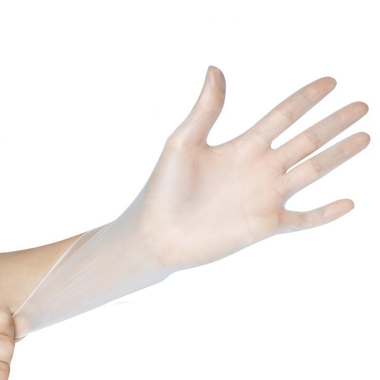 Wholesale Disposable Gloves Transparent PVC Gloves Daily Protective Adhesive Leather PVC Gloves