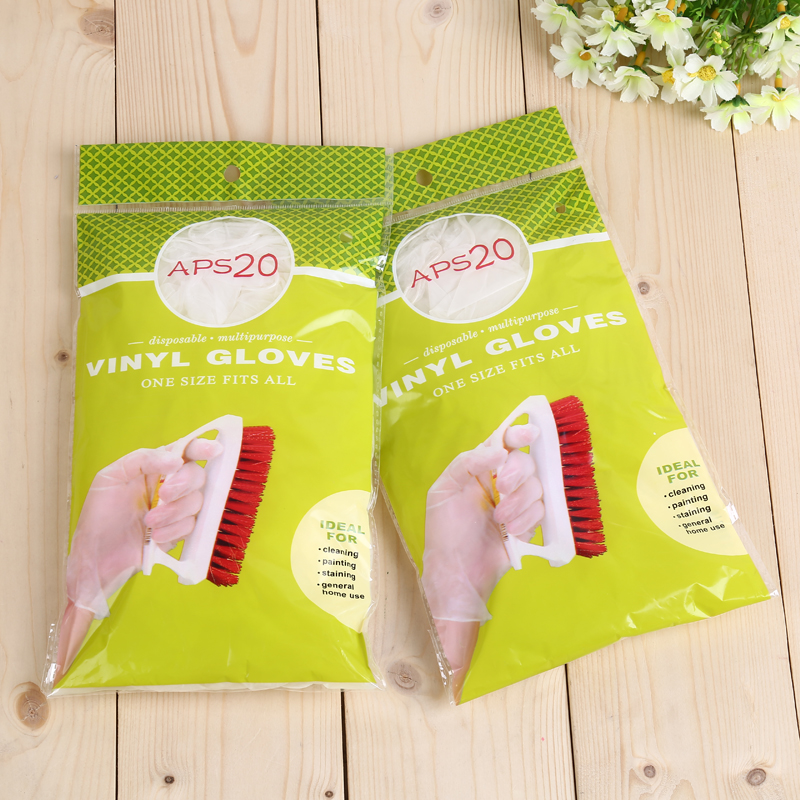 Disposable PVC gloves health food and beverage anti oil beauty salons household gloves wholesale