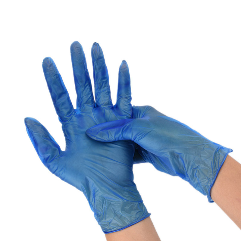 Disposable PVC Gloves Transparent Powder-Free Bag Gloves Food Grade Thickened Home Protection 100 Pcs/Bag