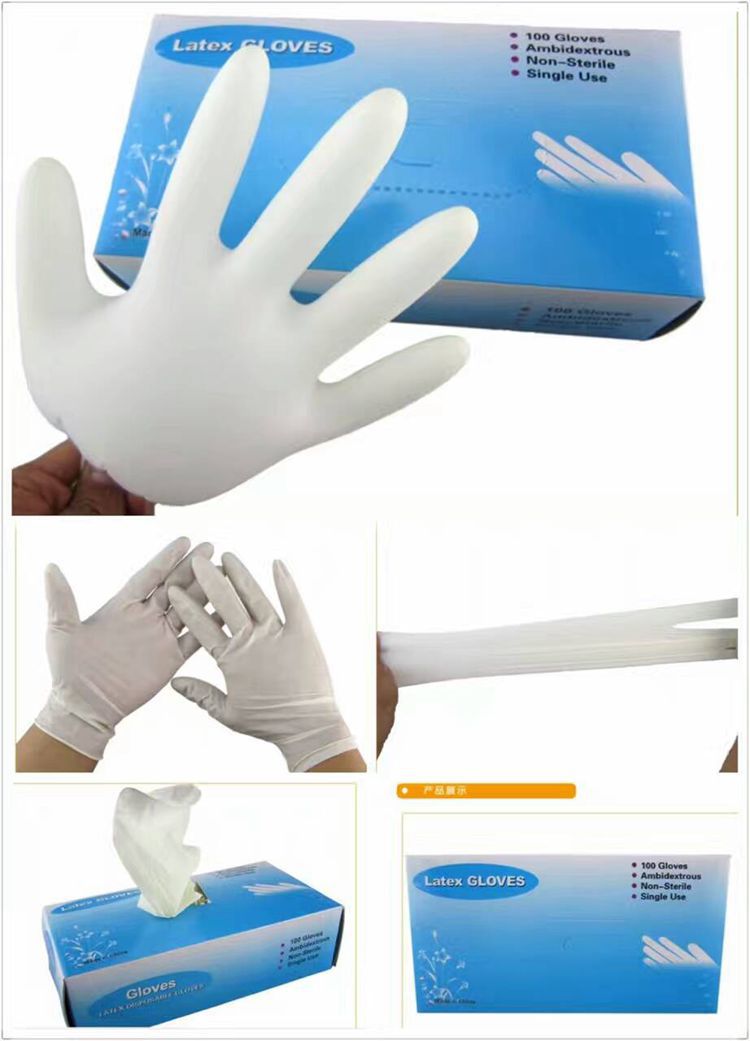 Disposable PE Gloves Ding Qing PVC Gloves Disposable Natural Latex Rubber Gloves Cleaning Household Gloves