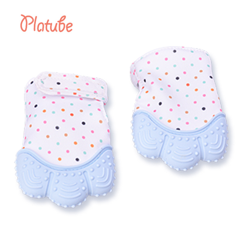 Amazon Hot Baby Teether Stick Baby Gloves Silicone Teether Prevent Hand Sucking Infant Silicone Teether