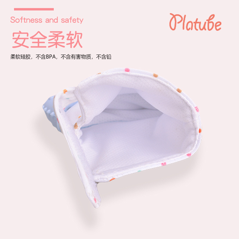 Amazon Hot Silicone Baby Gloves Teether Baby Teether Stick Children Teether Toys Maternal and Child Supplies