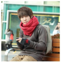 Korean male female male stars ladies &#039; knitted wool gloves half finger glove short