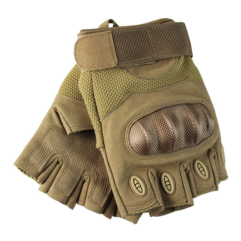 Non-slip protective half-finger gloves for outdoor cycling A14 men&#039;s tactical gloves for mountaineering and fitness