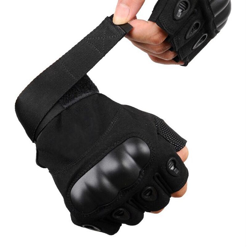 Military Fans Tactical Men&#039;s Half-Finger Gloves Outdoor Mountaineering Protection Wear-Resistant Non-Slip Fitness Cycling Training Fingerless Sports