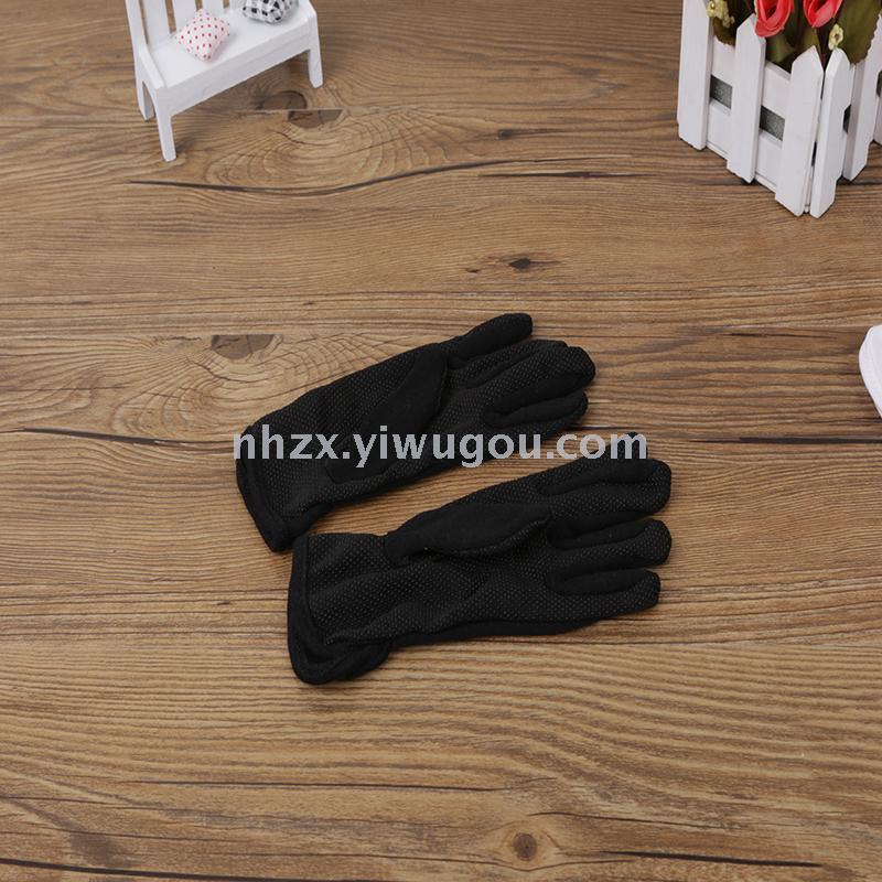 Winter children cotton point plastic gloves primary school children warm gloves