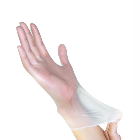 Disposable gloves are PVC transparent gloves labor insurance Household food and beverage cleaning and beauty salon film plastic gloves