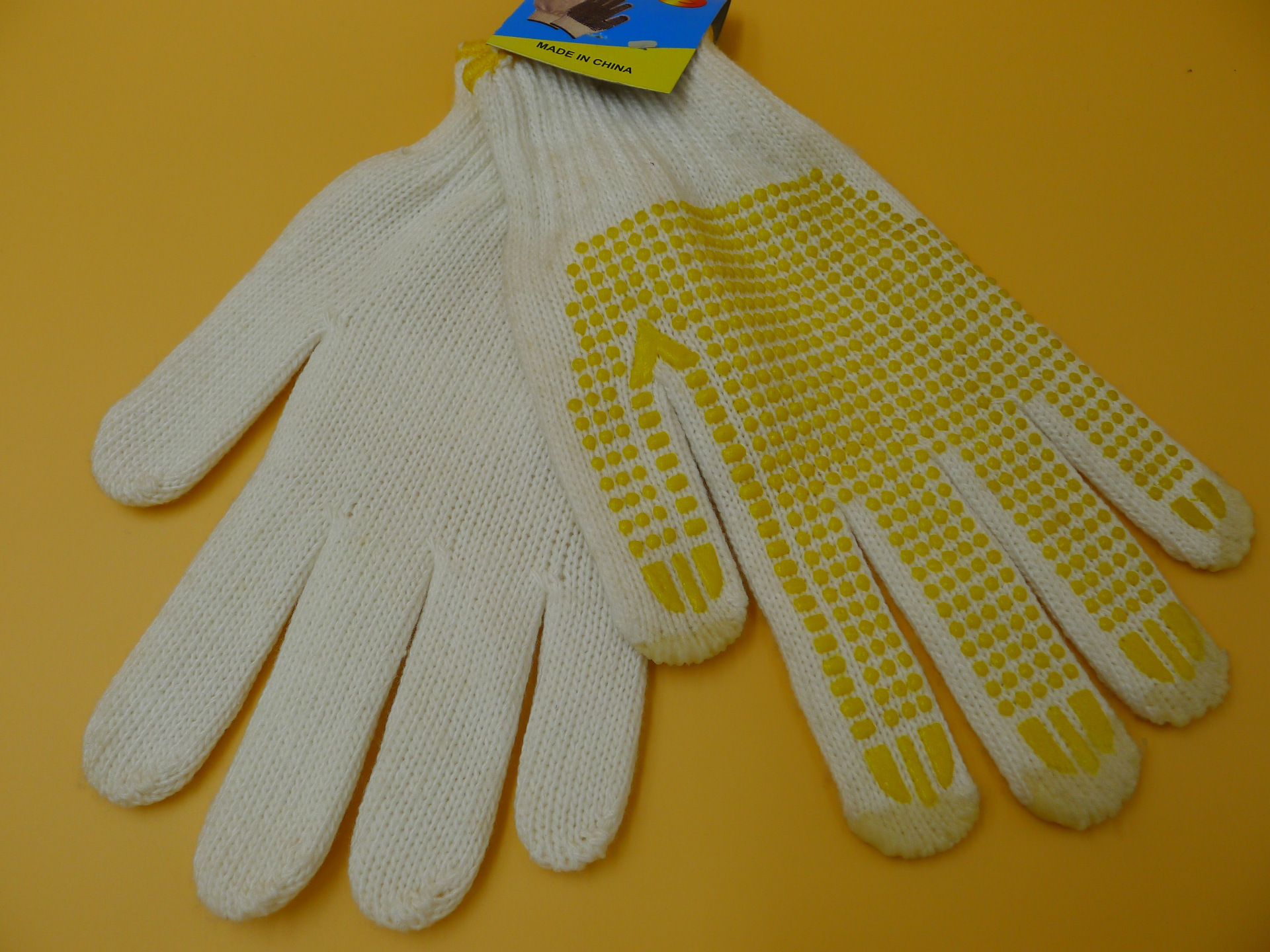 Manufacturer direct selling wear - resistant computer machine woollen cloth 10 needle yellow point plastic gloves point