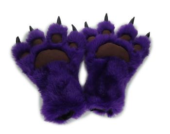 Paw Paw gloves fur gloves cartoon show gloves winter warm gloves
