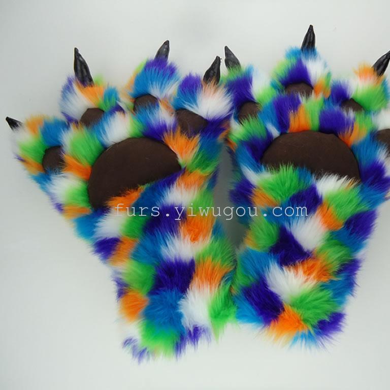 New Paw Paw gloves fur gloves performance gloves in foreign trade