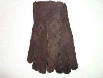 Men&#039;s genuine leather Sheepskin wool fur gloves