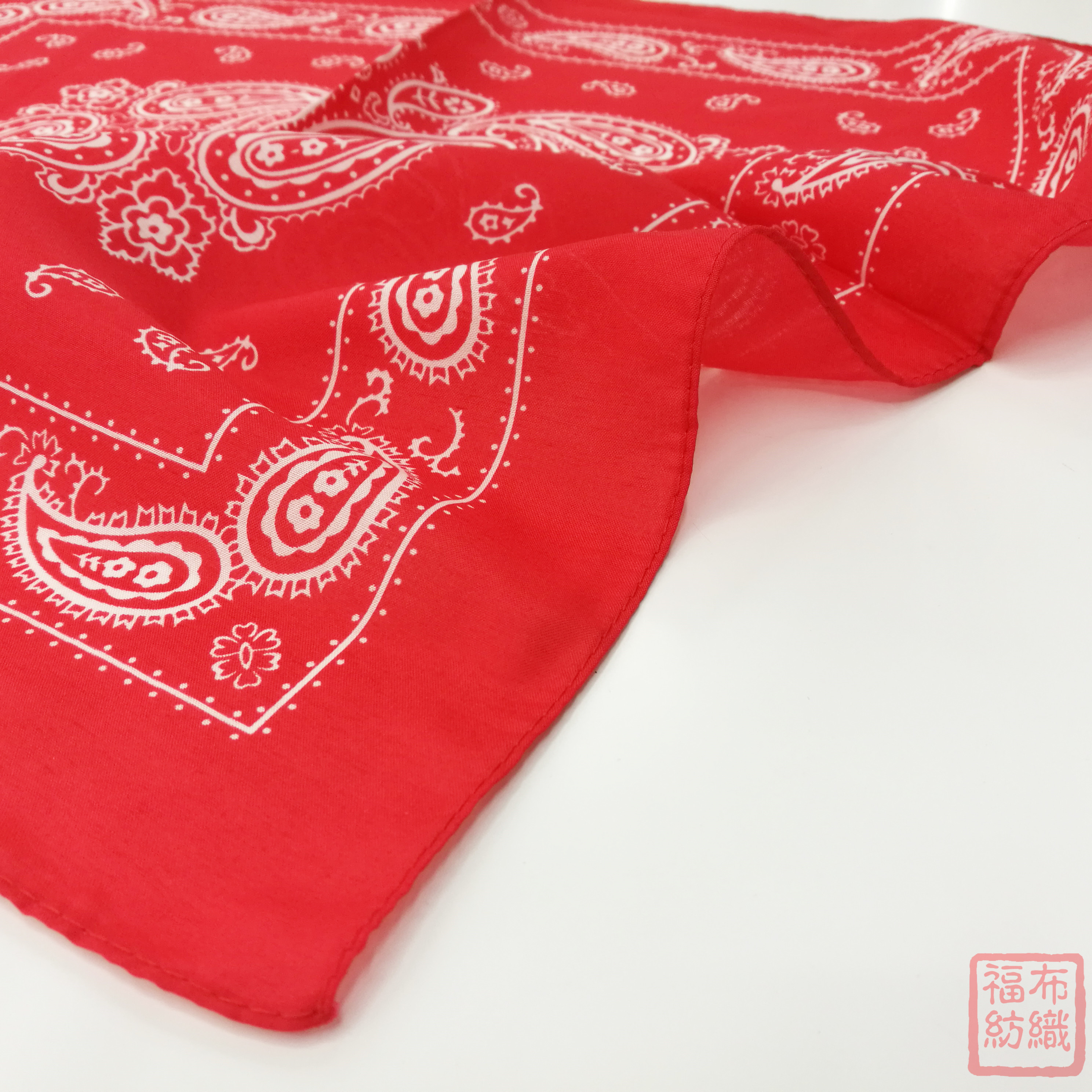 Bandana Polyester Cotton Paisley Headscarf Ethnic Style Square Scarf Outdoor Sun Protection Sports Customizable