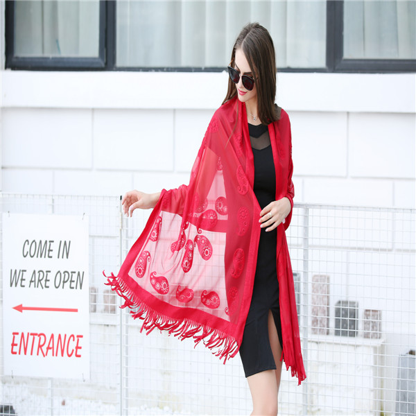 Scarf Women&#039;s Shawl Ethnic Style Beach Scarf Beach Towel Oversized Seaside Summer Sunscreen Scarf