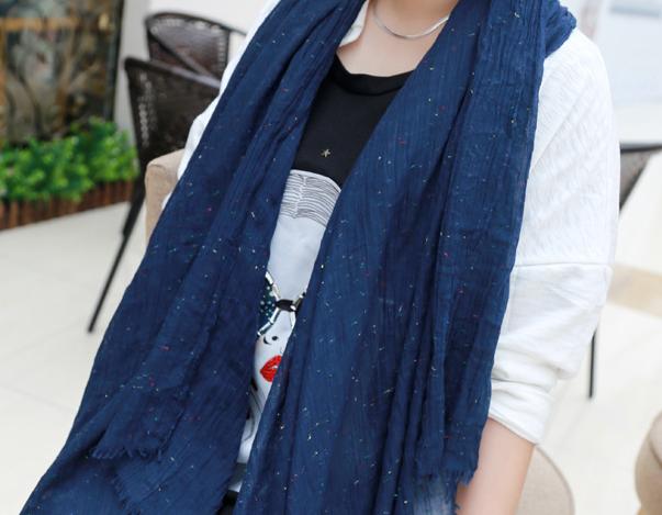 Fabric factory outlet 2015 Korean new TR cotton-color women&#039;s wild warm scarf fabrics