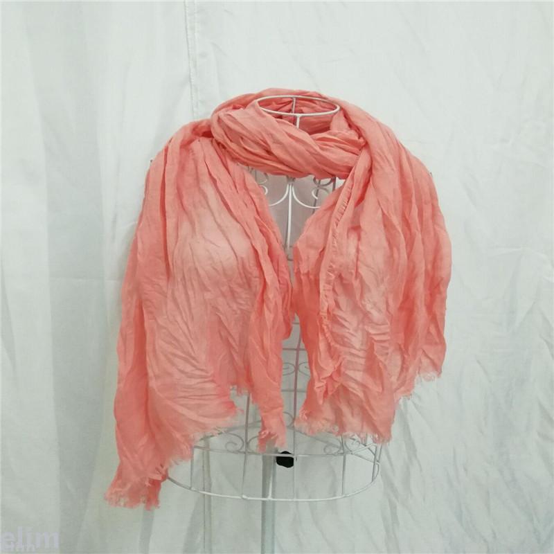New TR cotton tassel scarf style versatile monochrome shawl batch