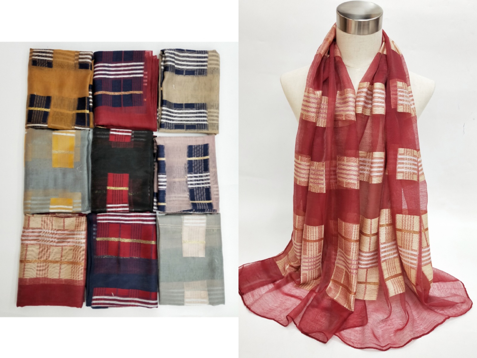 Manufacturers direct spring and Autumn new scarf custom silk embroidery silk shawl silk scarves long custom wholesale