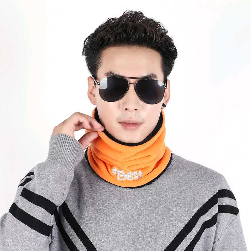 Outdoor Men and Women Riding Dustproof Windbreak Thermal Insulation Fleece-Lined Thickening Embroidery Hat Scarf Mask&#034;