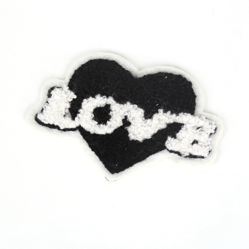 Towel embroidery peaked cap scarf cloth sticker