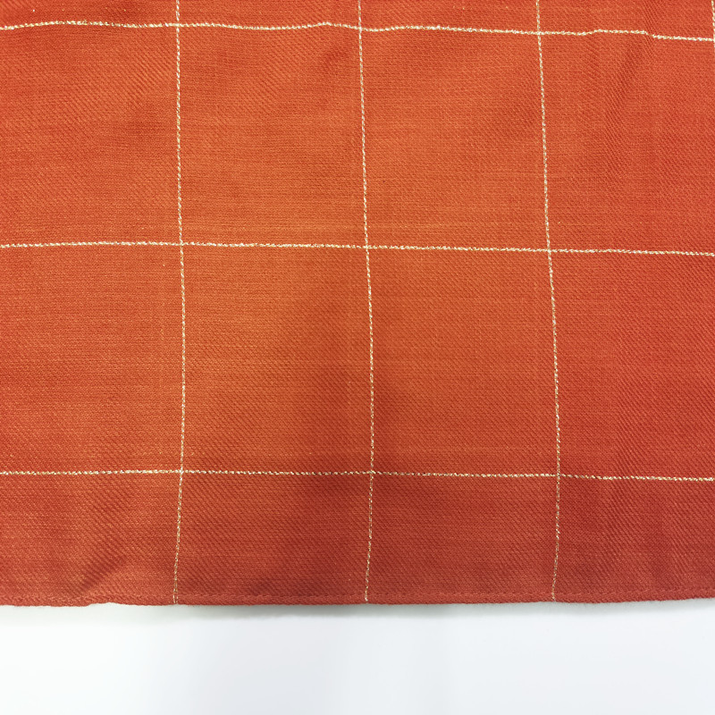 Blended Plaid Yarn-Dyed Scarf Gold Thread Bright Silk Woven Spring and Autumn Thin Cape Deqing Factory Yarn-dyed Scarf