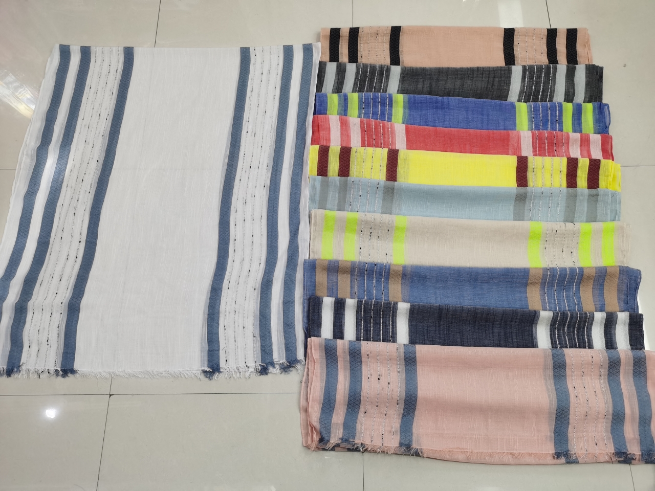 Rayon: Yarn-Dyed Scarf