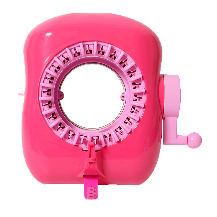 Children&#039;s Star Cylinder Hand-Cranking Wool Knitting Machine Hat Scarf Sweater Socks Wool Knitting Machine Play House