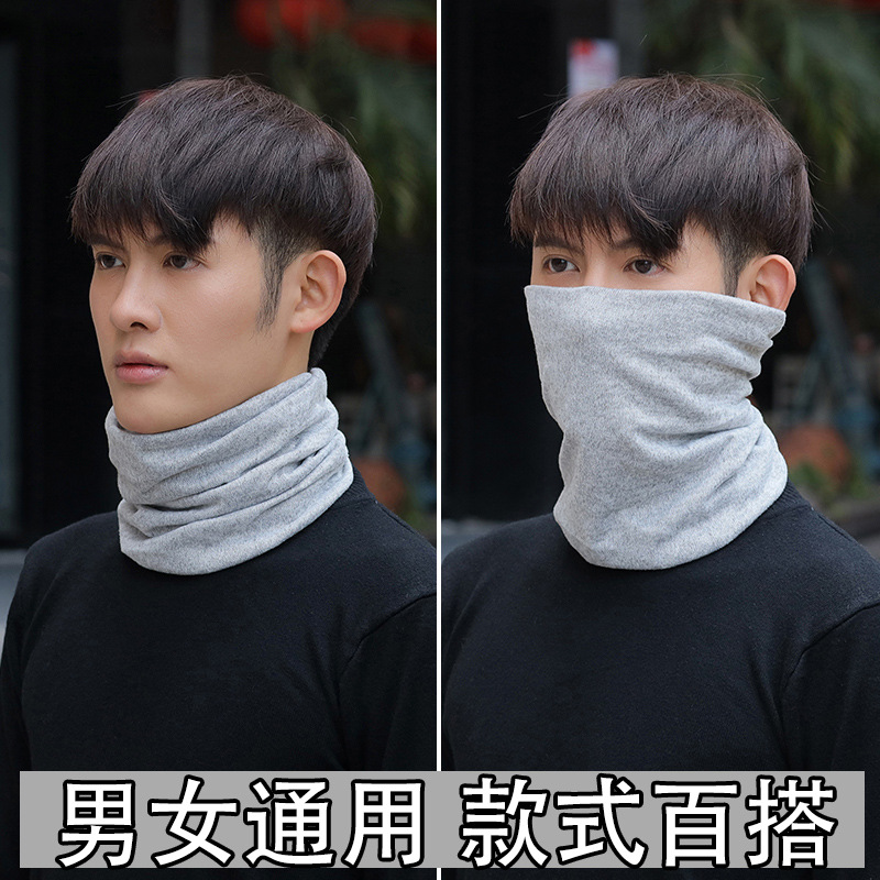 Cold-Proof Warm Scarf Autumn and Winter Knitting Pile Heap Cap Cashmere-like Twisted Hat Multi-Functional Pullover Men&#039;s and Women&#039;s Bandana