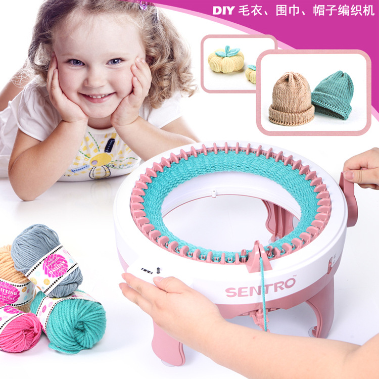 Large Size 48 Knitting Wool Machine Sweater Scarf Scarf and Hat DIY Wool Knitting Machine Play House Weaving Toys
