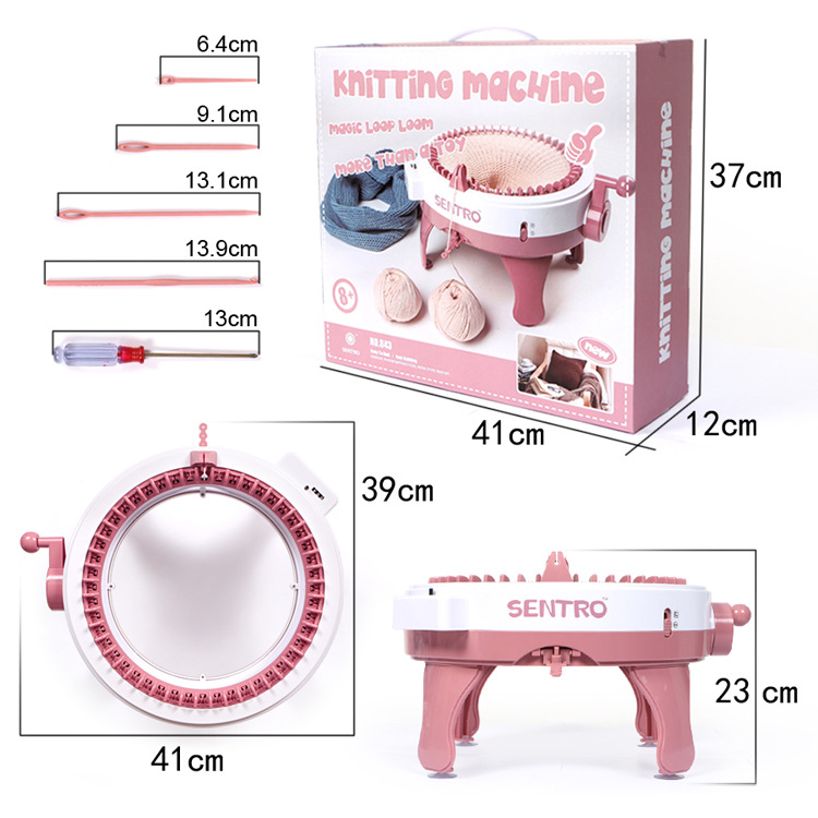 Large Size 48 Knitting Wool Machine Sweater Scarf Scarf and Hat DIY Wool Knitting Machine Play House Weaving Toys