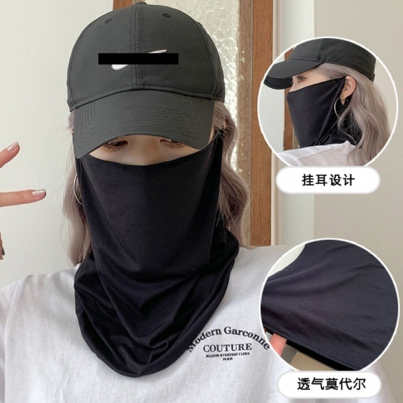  Thin Mask Female Men&#039;s Full Face UV Protection Neck Protection Driving Face Cover Anti-Gauze Kerchief Voile Scarf