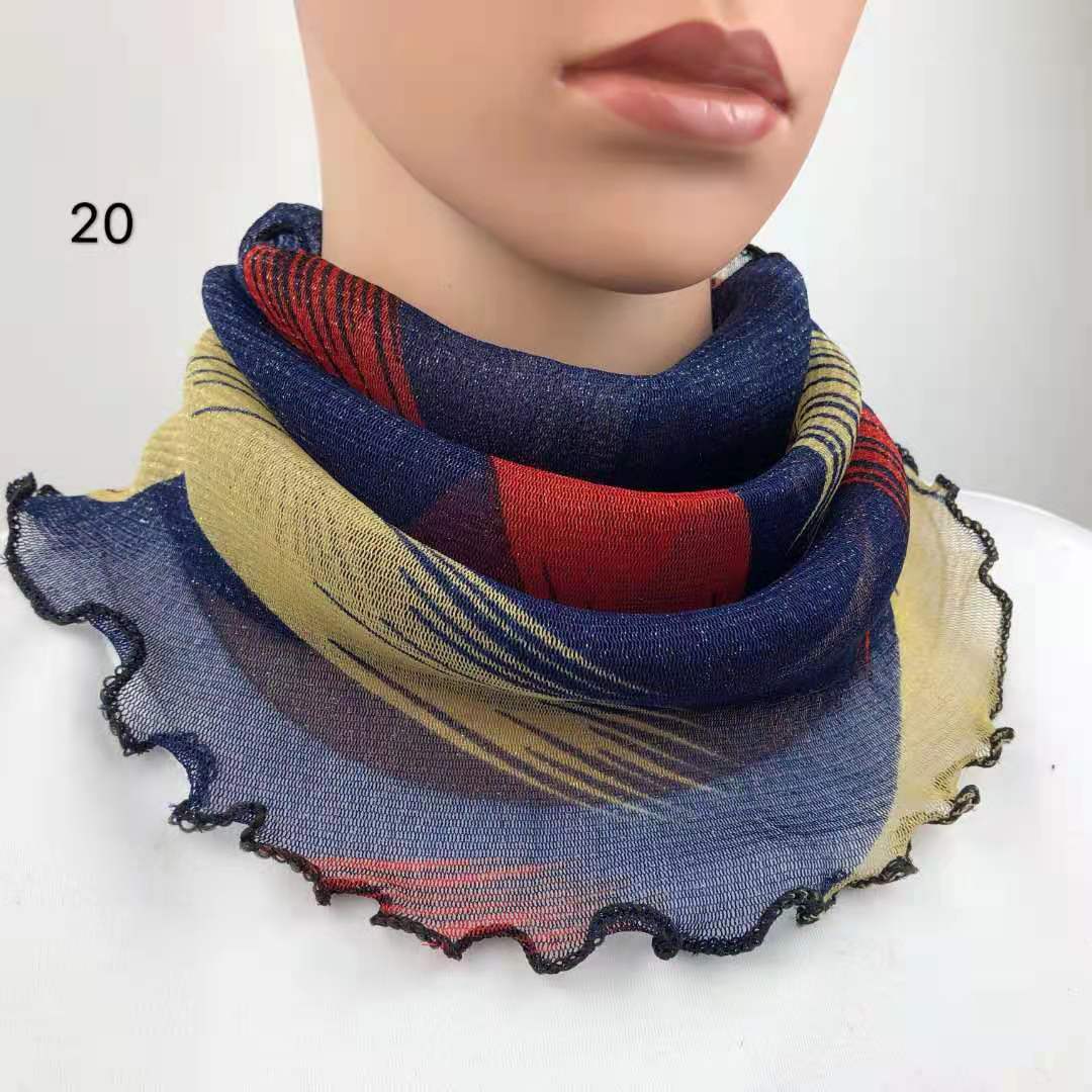  Sun Protection Veil Mask Female Neck Protection Bandana Multi-Functional Pullover Scarf Clearance Stall Voile Scarf