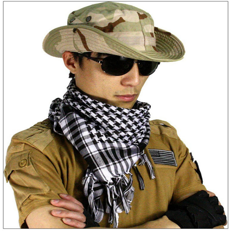 Thickened Breathable and Windproof Tactical Headscarf Military Fans Camouflage Shawl Outdoor Scarf Winter Muslim Scarf