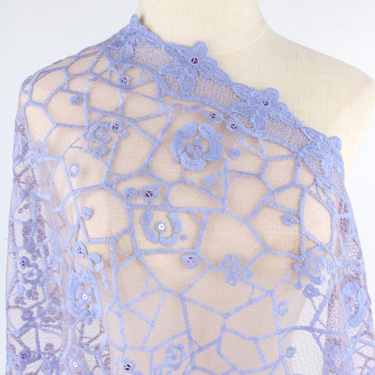  Purple Lace Scarf Shawl Muslim Hooded Solid Color European and American Scarf Dual-Use Scarf for Women Muslim Scarf